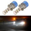 H7 Pair 55W 6000lm 6000K Car LED Mini Lens Headlight Bulb