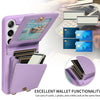 For Samsung Galaxy S25+ 5G Crossbody Lanyard Zipper Wallet Leather Phone Case(Purple)