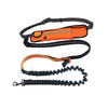 Hands-Free Dog Walking Waist Bag with Traction Rope (Orange)