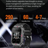 CF26 1.57inch BT5.2 Smart Bracelet Support Sleep Detection, Style:Silicone Strap(Black)