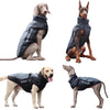 Reflective Dog Coat XL Grey - Waterproof, Warm Winter Jacket