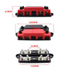 CP-4133 RV / Yacht M6 4-stud Double Row Busbar(Red Black)