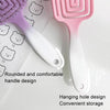Fluffy High Skull Top Ribbed Hair Bouncing Comb Long Hair Styling Massage Comb, Color: Twill Purple