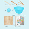 Colored Bead Flying Chess Wooden Children Board Game Educational Toy
