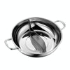 36cm 304 Stainless Steel Extra Thick Hot Pot Thickened Bottom Grid Pot