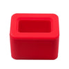 Safety Belt Holder Silicone Buckle Protective Cover(Red)