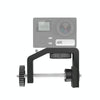 PULUZ Heavy Duty C Clamp Camera Clamp Mount with 1/4 inch Screw for GoPro, Insta360, DJI and Other Action Cameras(Black)