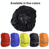 Reflective Light Waterproof Dustproof Backpack Rain Cover Portable Ultralight Shoulder Bag Protect Cover, Size:XS(Black)