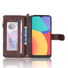 For Alcatel 1S 2021 / 3L 2021 Litchi Texture Zipper Leather Phone Case(Brown)