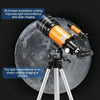 High-definition Stargazing Refracting Astronomical Telescope(Black Yellow)