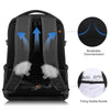 PULUZ Outdoor Portable Waterproof Scratch-proof Dual Shoulders Backpack Handheld PTZ Stabilizer Camera Bag with Rain Cover for Digital Camera, DJI Ronin-SC / Ronin-S (Black)
