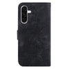 For Samsung Galaxy A36 5G / A56 5G Lily Embossed Leather Phone Case(Black)