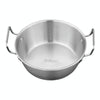 13cm 304 Stainless Steel Thickened Double Ear Soup Bowl Snack Bowl Fried Chicken Bowl(Retro)