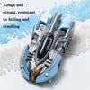 Remote Control Wall Climbing Car Mini Electric Remote Control Car Children Toy(Blue Lightning Handle RC Edition)