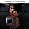 Car Front Seat Hanging Bag Mobile Phone Storage Bag (Black)
