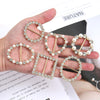 2pcs Silk Scarf Corner Clasp Ring Shirt Hem Cinching Fixed Clothing Accessories, Model: Golden Heart