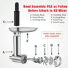 KA-09 For KitchenAid Minced Meat Head Minced Meat And Noodle Machine General Accessories(As Sohow)