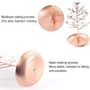 Birdie Tree Shape Ear Stud Earrings Bracelet Pendant Necklace Jewelry Display Storage Rack(Bronze)