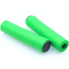 4 Pairs Mountain Folding Bicycle Silicone Foaming Sponge Handle Cover Rubber Shock Absorbing Anti-Slip Handle Set(Green)