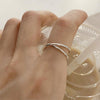 Platinum Plated Ladies Vintage Wear Combination Ring, Specification:J3032