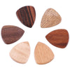 3PCS Folk Fingers Solid Wood Guitar Pick Music Accessories Color Random Delivery