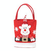 Cute Large Capacity Christmas Decorations Gift Bag Kids Candy Tote Bag(Elk)