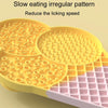 Silicone Licking Mat for Dogs & Cats, Yellow, Slow Feeder