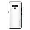 For Galaxy Note 9 Texture Gradient Glass Protective Case(White)