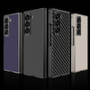 For Samsung Galaxy Z Fold6 Slim GKK Integrated Metal Paint Skin Feel Leather Full Coverage Phone Case(Carbon Fibre)