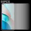 For Xiaomi Redmi Note 9 5G 50 PCS 0.26mm 9H 2.5D Tempered Glass Film