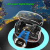 TWS Wireless Bluetooth Headset In-ear Space Capsule Gaming Headset(Transparent Black)