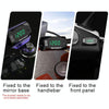 Motorcycle Multi-functional 2 in 1 Digital Display Voltmeter + Electronic Clock, 6-30V IP67 (Green Light)