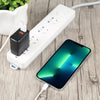 LZ-1130 PD 20W Type-C+QC 3.0 USB Fast Charger, Plug Type:US Plug(Black)