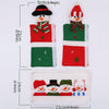 3 in 1 Christmas Style Cloth Fridge Microwave Oven Door Handle Cover Set, Size: 23*14cm