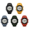 SYNOKE 9811 Luminous Large Screen Outdoor Running Student Watch(Red)