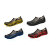 PVC + EVA Material Wading Beach Shoes Couple Breathable Slippers, Size: 40(Black+Yellow)
