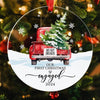 Christmas Acrylic Transparent Decoration Blessing Pendant Home Christmas Tree Ornament, Style: Car