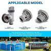 2pcs 10255  For Intex Pool Plunger Valves O-Ring Rubber 25076RP Washer Ring Kit