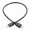 5 PCS 30cm Micro USB to Mini 8 Pin USB OTG Phone Data Cable for Nikon (Black)