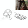 Portable Outdoor Stainless Steel Ring Camping Tripod Pot Rack Grill Ring