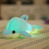 32cm Cute Creative Dolphin Doll Plush Toy Luminous Glowing LED Light Cushion Pillow(Blue)