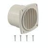 Yacht / RV 93.5mm Louvered Vents with Screws(White)