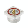7/16 DIN Female Jack Connector 4-Hole Flange Solder 50 Ohm 18GHz