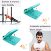 Foldable Stretching Plantar Massage Pedal Standing Body Sculpting Stretching Panels Wedge, Size: 27*30.5cm (Blue-green)