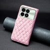 For Xiaomi Redmi K70 / K70 Pro Diamond Lattice Wallet Leather Flip Phone Case(Pink)
