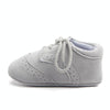 D0772 Cotton Uppers Semi-Rubber Soles Non-Slip Baby Walking Shoes, Size: 11cm(Grey)