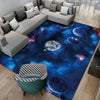 3D Visual Cartoon Cosmic Planet Living Room Carpet, Size: 50x80cm(Cosmic Planet 3)