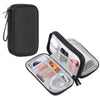HAWEEL Electronic Organizer Double Layers Storage Bag for Cables, Charger, Power Bank, Phones, Earphones(Black)