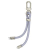hoco GH5 USB-C / Type-C to 8 Pin Elegant Series Rechargeable Wristband Phone Lanyard(Denim Blue)