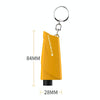 Car Safety Hammer Escapes Trapped Window Broken Device(Yellow)